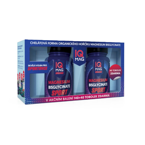 IQ Mag Sport+Sport 140+40 kapsúl 1 sada
