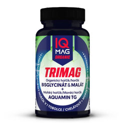 IQ Mag organic TRIMAG s morským horčíkom 90 kapsúl