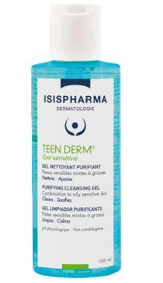 ISIS TEEN DERM Gel Sensitive čistiaci gél pre citlivú pleť 250 ml