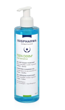 ISIS TEEN DERM Gel Sensitive čistiaci gél pre citlivú pleť 400 ml
