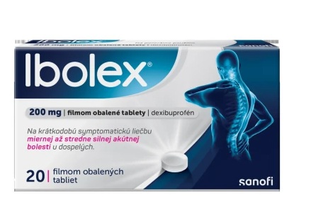 Ibolex 200 mg na bolesť a zápal 20 tabliet