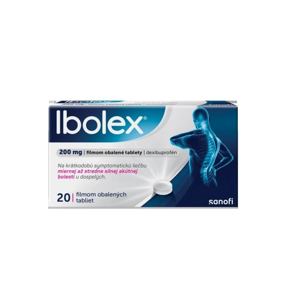 Ibolex 200 mg na bolesť a zápal 20 tabliet