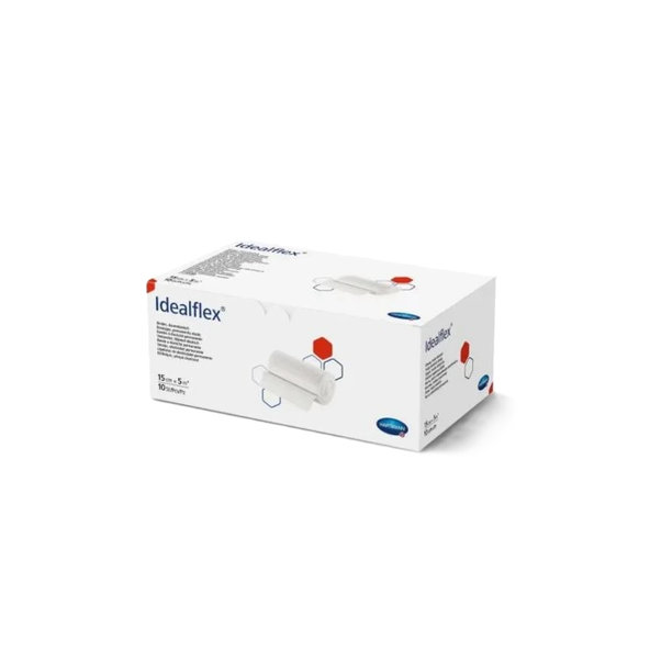 Idealflex obväz elastický krátkoťažný  15 cm x 5 m 1 bal.