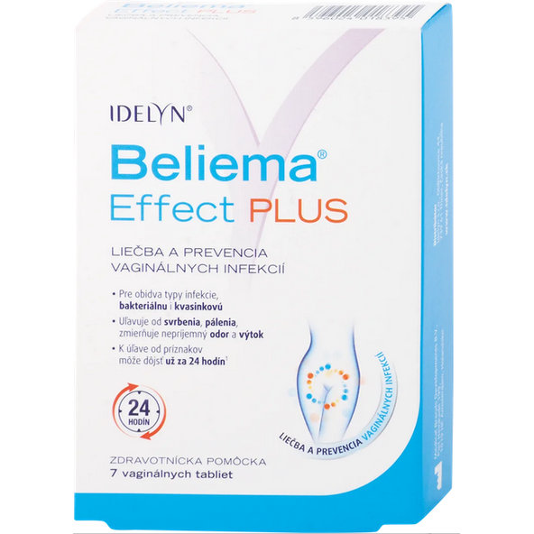 Idelyn Beliema Effect PLUS tablety vaginálne 7tbl