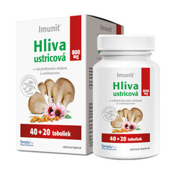 Imunit HLIVA ustricová 800mg s rakytníkom a echinaceou 40 + 20cps zadarmo