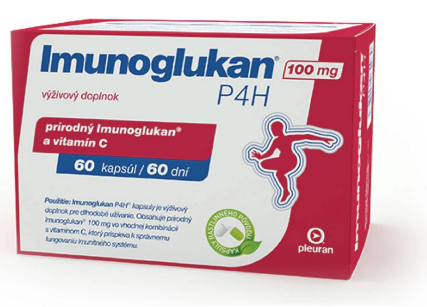 Imunoglukan P4H na imunitný systém, 100 mg 60 kapsúl