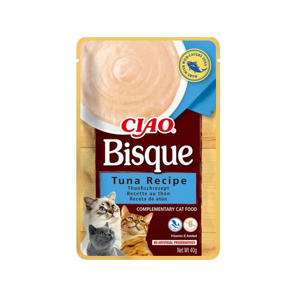 Inaba CIAO Bisque Cat kapsička s tuniakom pre mačky 40g