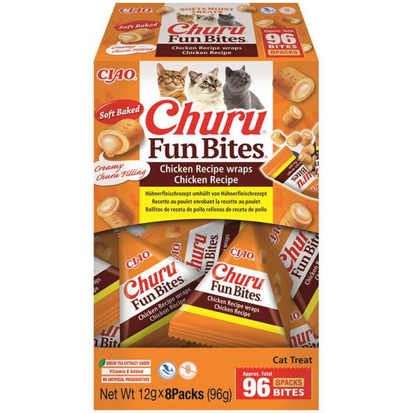 Inaba Churu Fun Bites cat kura maškrta pre mačky 8x12 g