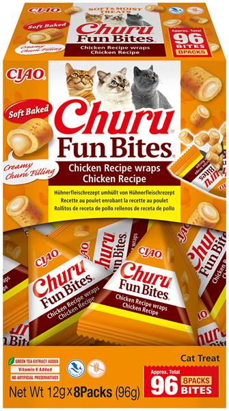 Inaba Churu Fun Bites dog maškrta pre psy kura so syrom 8x12 g