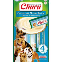 Inaba Churu Pyré dog Kura so syrom maškrta pre psy 4tuby 56g