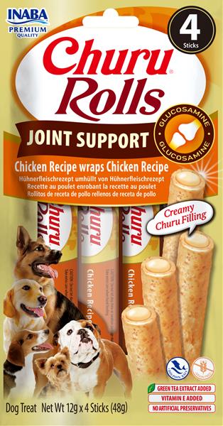 Inaba Churu Rolls joint dog maškrta pre psy kura 4x12 g