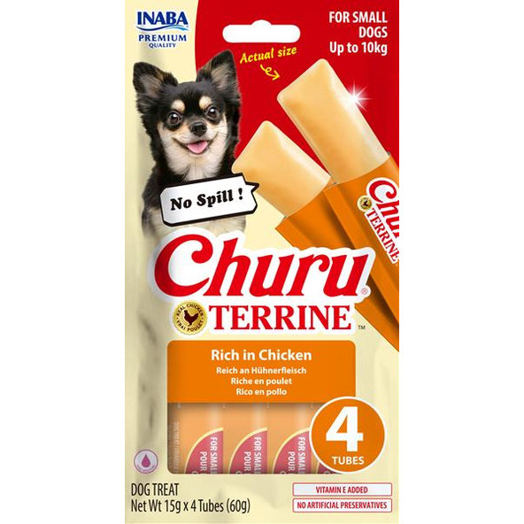 Inaba Churu Terrine dog maškrta pre psy kura 4x15 g