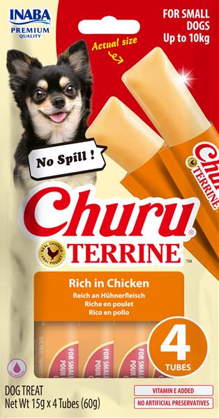 Inaba Churu Terrine dog maškrta pre psy kura 4x15 g