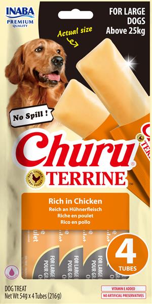 Inaba Churu Terrine dog maškrta pre psy kura 4x54 g