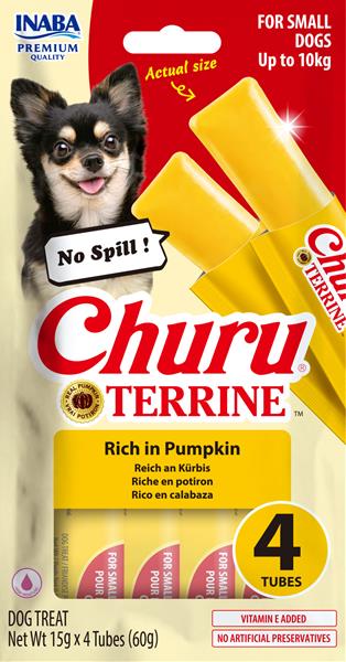 Inaba Churu Terrine dog maškrta pre psy tekvica 4x15 g
