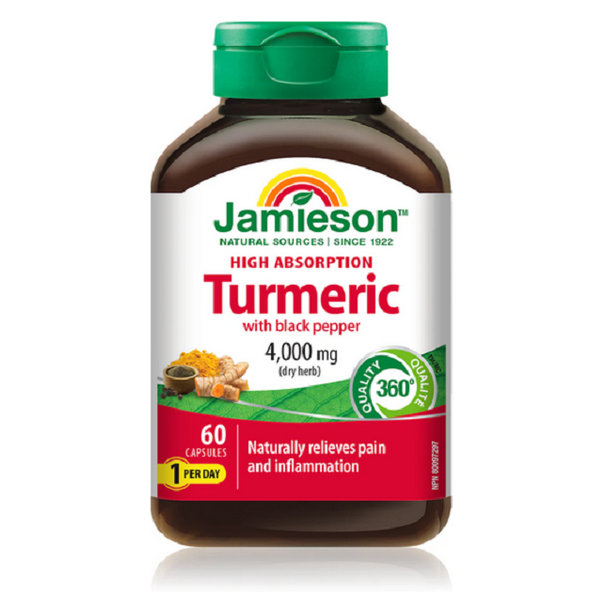 JAMIESON KURKUMÍN S ČIERNYM KORENÍM 4000mg/60cps