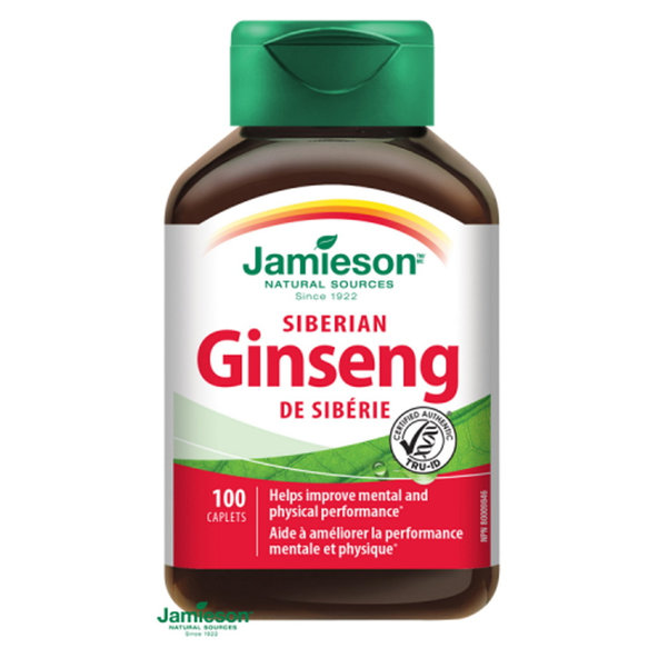 JAMIESON SIBÍRSKY ŽENŠEN 650 mg 100 tabliet