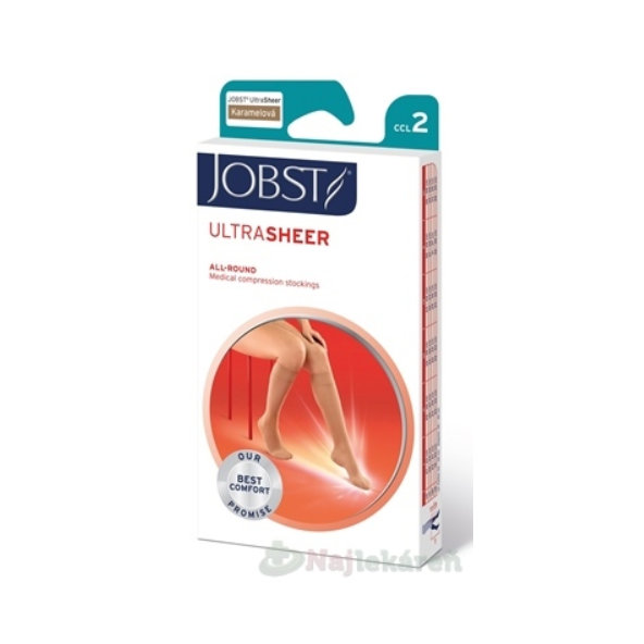 JOBST ULTRA SHEER kompresívne lýtkové pančuchy so zatvorenou špičkou veľ. 5, 1 pár