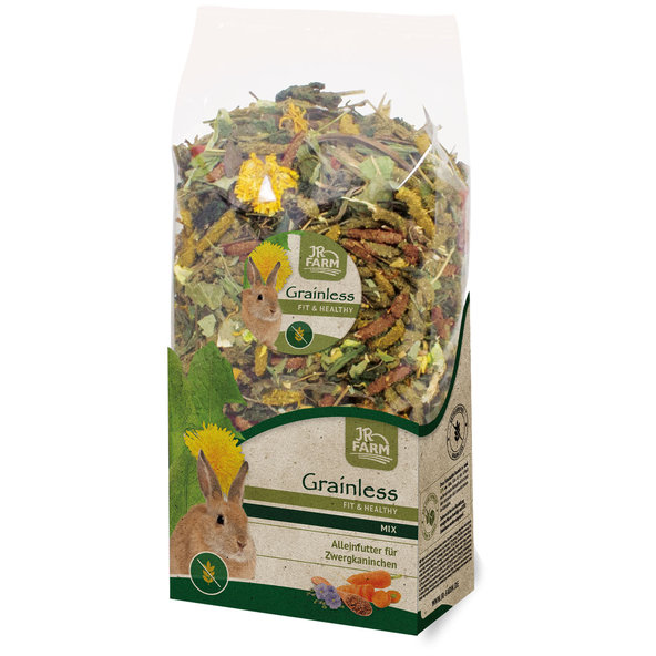 JR FARM Grainless HEALT MIX kompletné krmivo pre zakrslé králiky 1,2kg