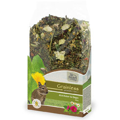 JR Farm Grainless Mix Degu kompletné krmivo pre osmáky degu 650g