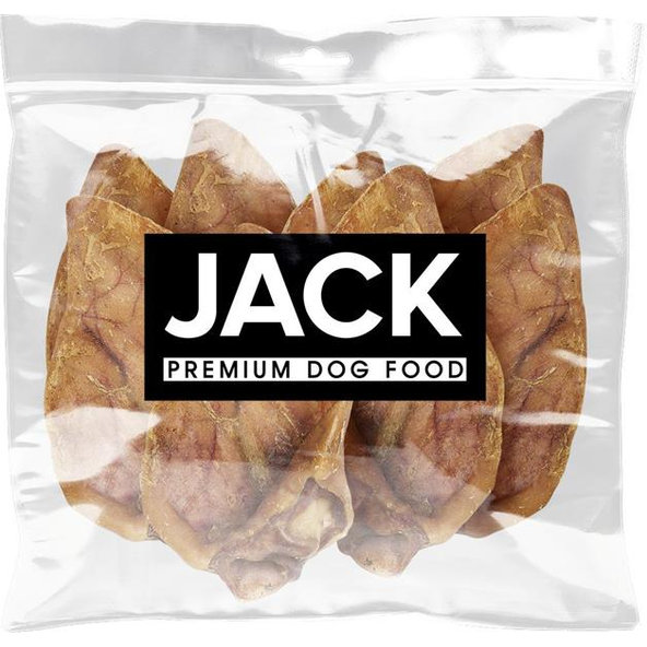 Jack bravčové uši XXL balenie maškrta pre psy 10ks
