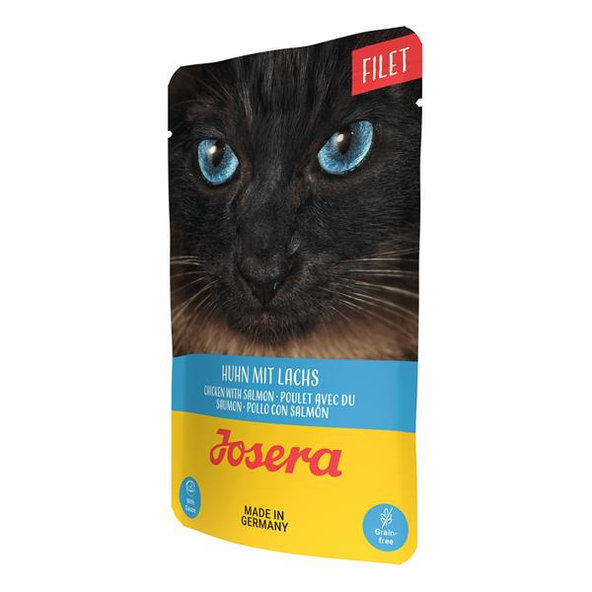 Josera Cat Filet kura s lososom v kapsičke pre mačky 70g