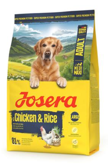 Josera Dog Adult Medium&Maxi Chicken & Rice granule pre psy 3 kg