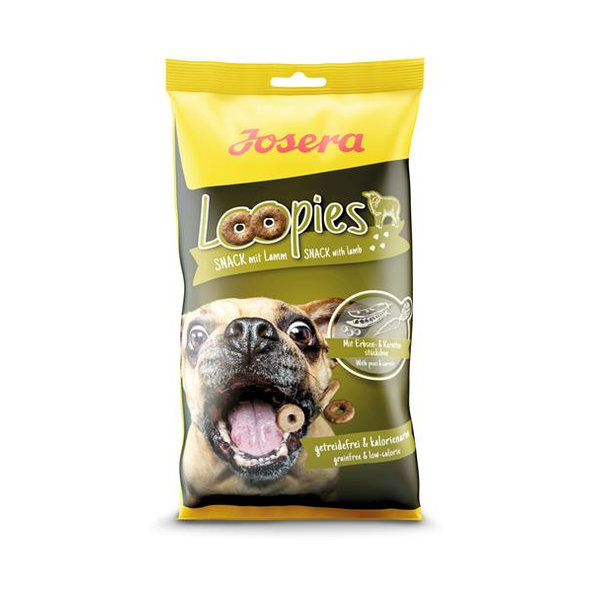 Josera Dog Loopies maškrta s jahňacím mäsom pre psy 150g