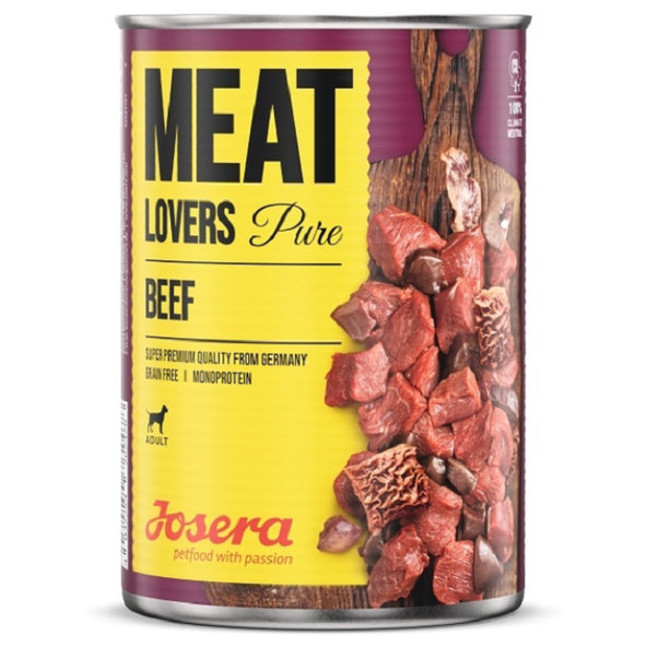 Josera Dog Meat Lovers Beef hovädzia konzerva pre psy 400g