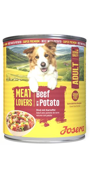 Josera Dog Meat Lovers Beef with Potato konzerva pre psy hovädzie a zemiak 800 g