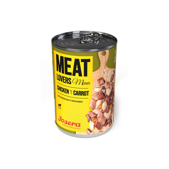 Josera Dog Meat Lovers Chicken with Carrot konzerva pre psy 400g