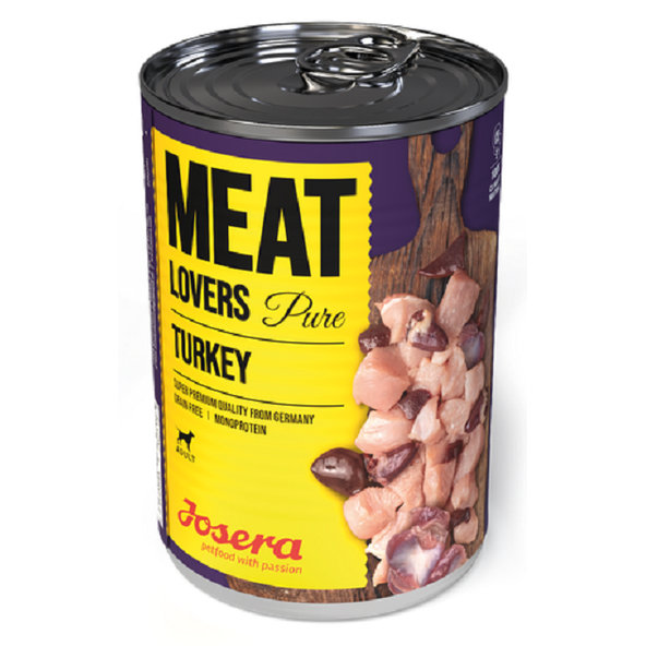 Josera Dog Meat Lovers Turkey konzerva s morčacím mäsom pre psy 800g