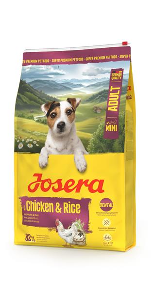 Josera Dog Mini Adult Chicken & Rice granule pre psy 0,9 kg
