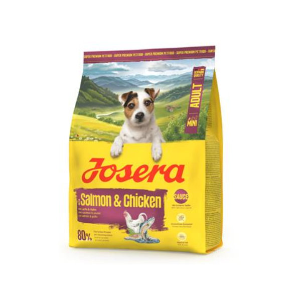 Josera Dog Mini Adult Salmon & Chicken granule pre psy 0,9 kg