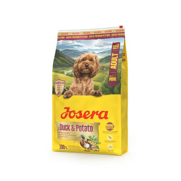 Josera Dog Mini Duck and Potato kompletné krmivo pre dospelé psy kačica a zemiaky 10 kg