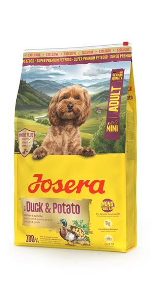 Josera Dog Mini Duck and Potato kompletné krmivo pre dospelé psy kačica a zemiaky 10 kg