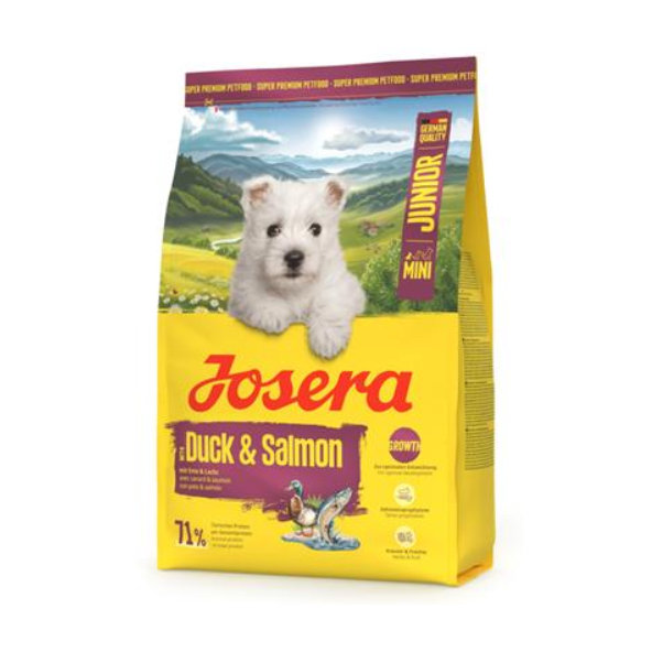 Josera Dog Mini Junior Duck & Salmon granule pre psy 3 kg