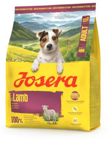 Josera Dog Mini Lamb GF granule pre psy 0,9 kg