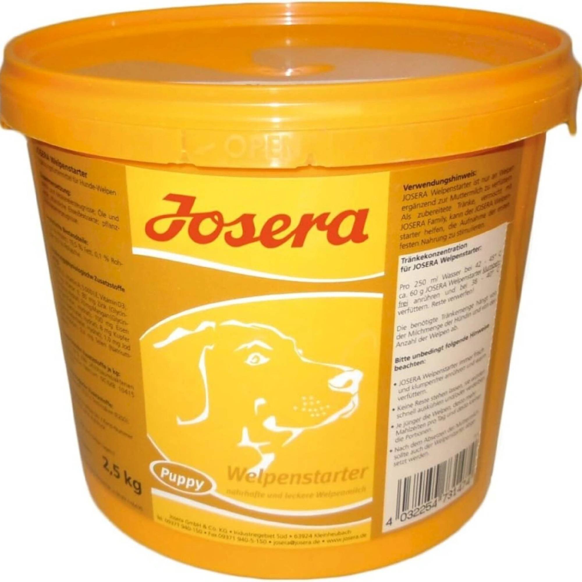 Josera Puppy Starter mlieko pre šteňatá 2,5 kg