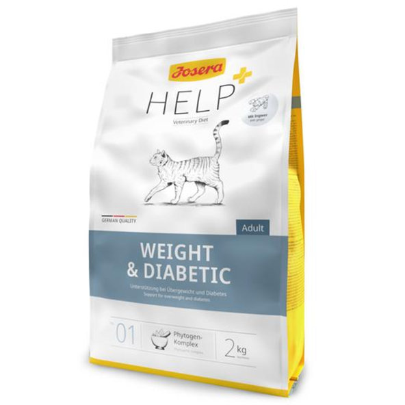 Josera VET Cat Help Weight&Diabetic diétne suché krmivo pre mačky 2kg