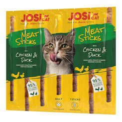 JosiCat Cat Meat Sticks Chicken&Duck maškrta pre mačky 7x5g