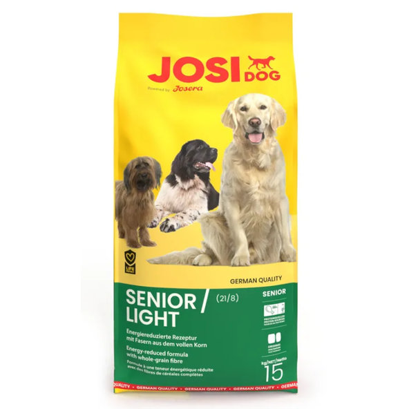 JosiDog Dog Senior / Light granule pre psy 15 kg