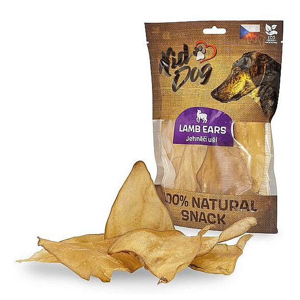 KD Natural Snack, jahňacie ucho - malé 5 - 6 ks/ 50g