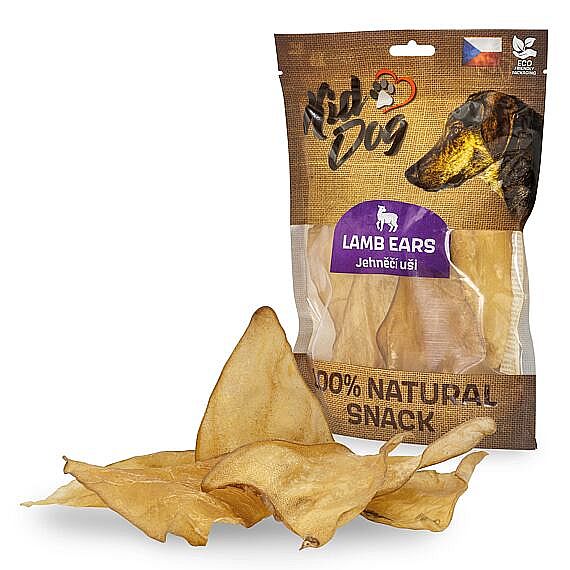 E-shop KD Natural Snack, jahňacie ucho - malé 5 - 6 ks/ 50g