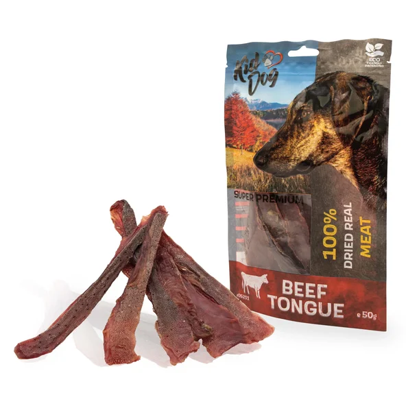 KD SUPER PREMIUM 100% hovädzí jazyk tenké plátky 50g