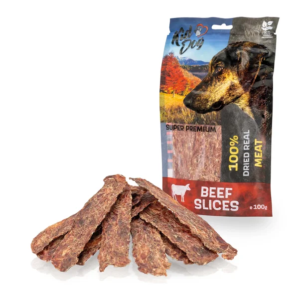KD SUPER PREMIUM 100% hovädzie plátky bez aditív 100 g