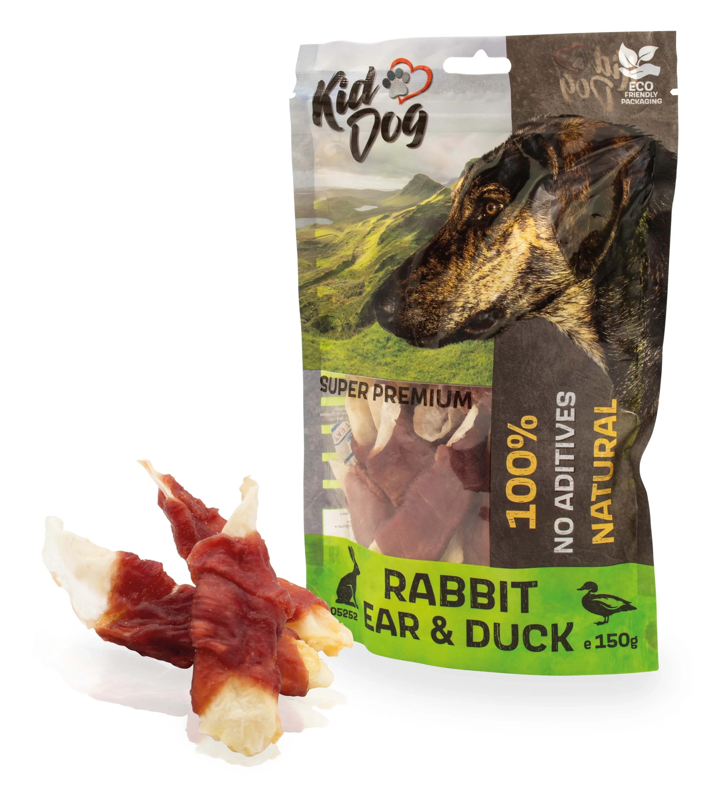 KD SUPER PREMIUM 100% kačacie prsia na králičom uchu 150g