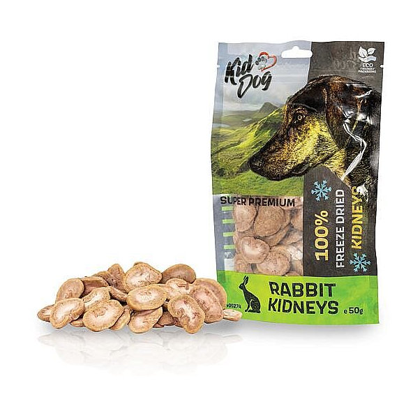 KD SUPER PREMIUM 100% králičie obličky sušené mrazom 50 g