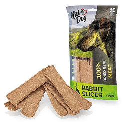KD SUPER PREMIUM 100% králik mäso plátky bez aditív 100 g