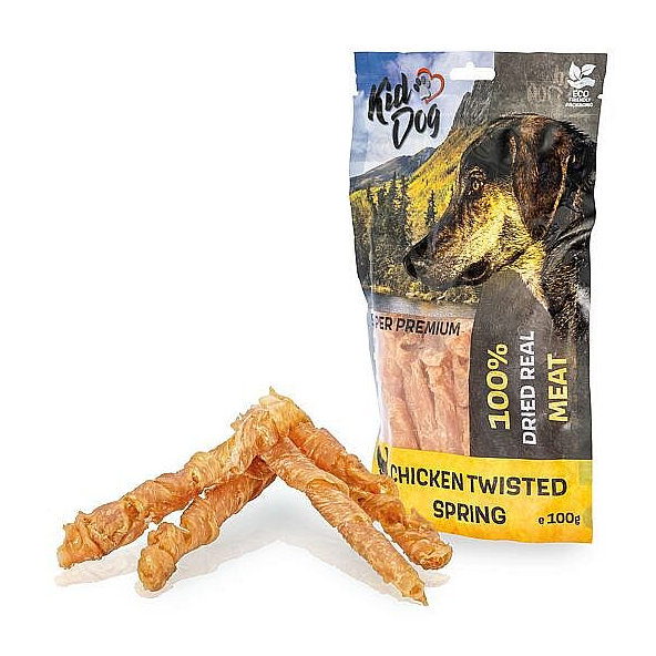 KD SUPER PREMIUM 100% kuracie prsia v špirále bez aditív 100 g